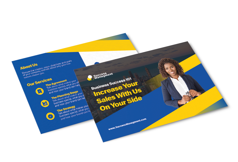 Custom Postcard 6x9 in - 14 pt - No Bundling Services