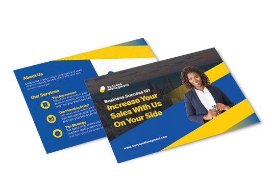 Custom Postcard 6x9 in - 14 pt - No Bundling Services