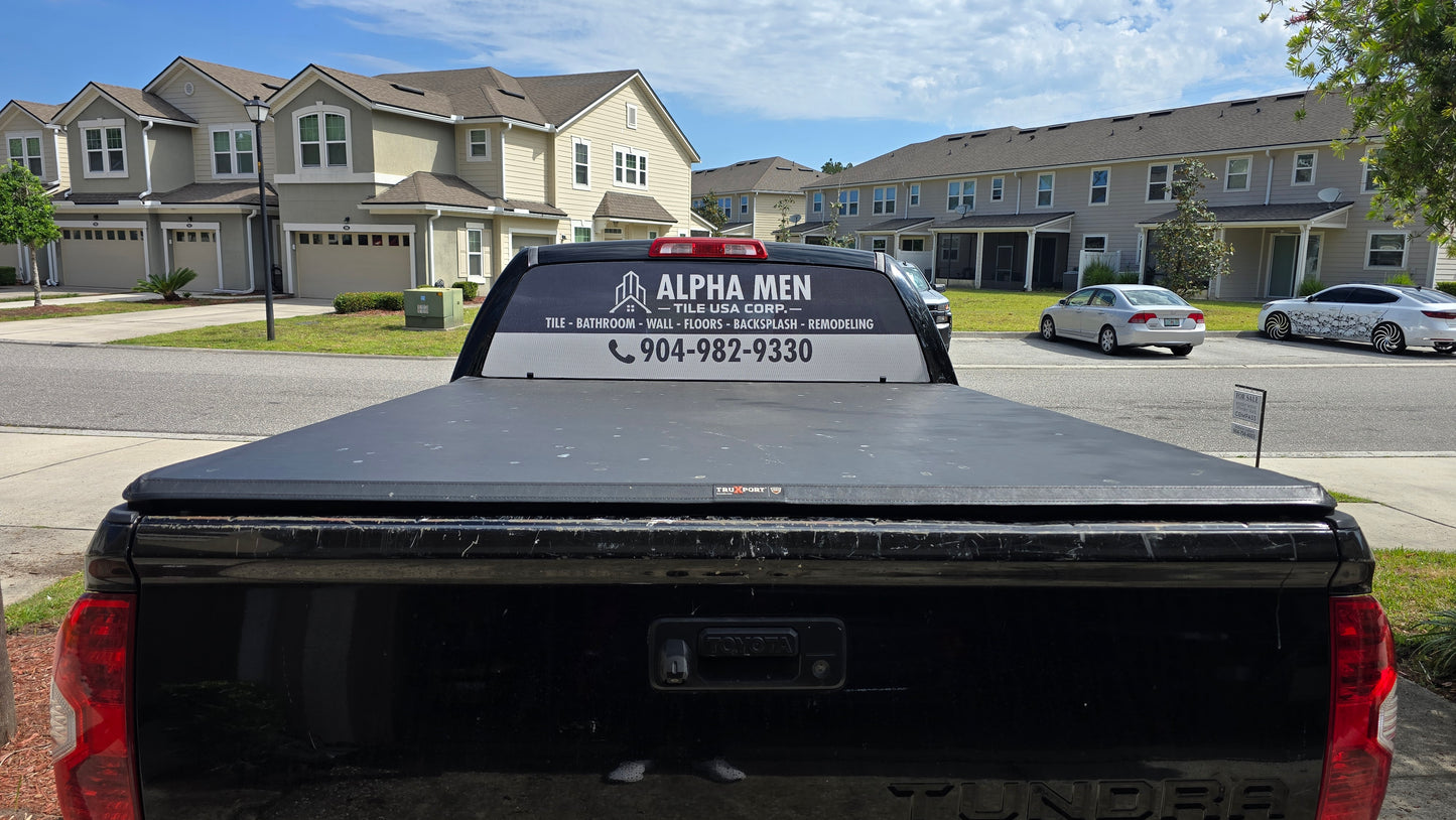 Perforated Sticker - Rear Window - Sedan | SUV | Truck | Van