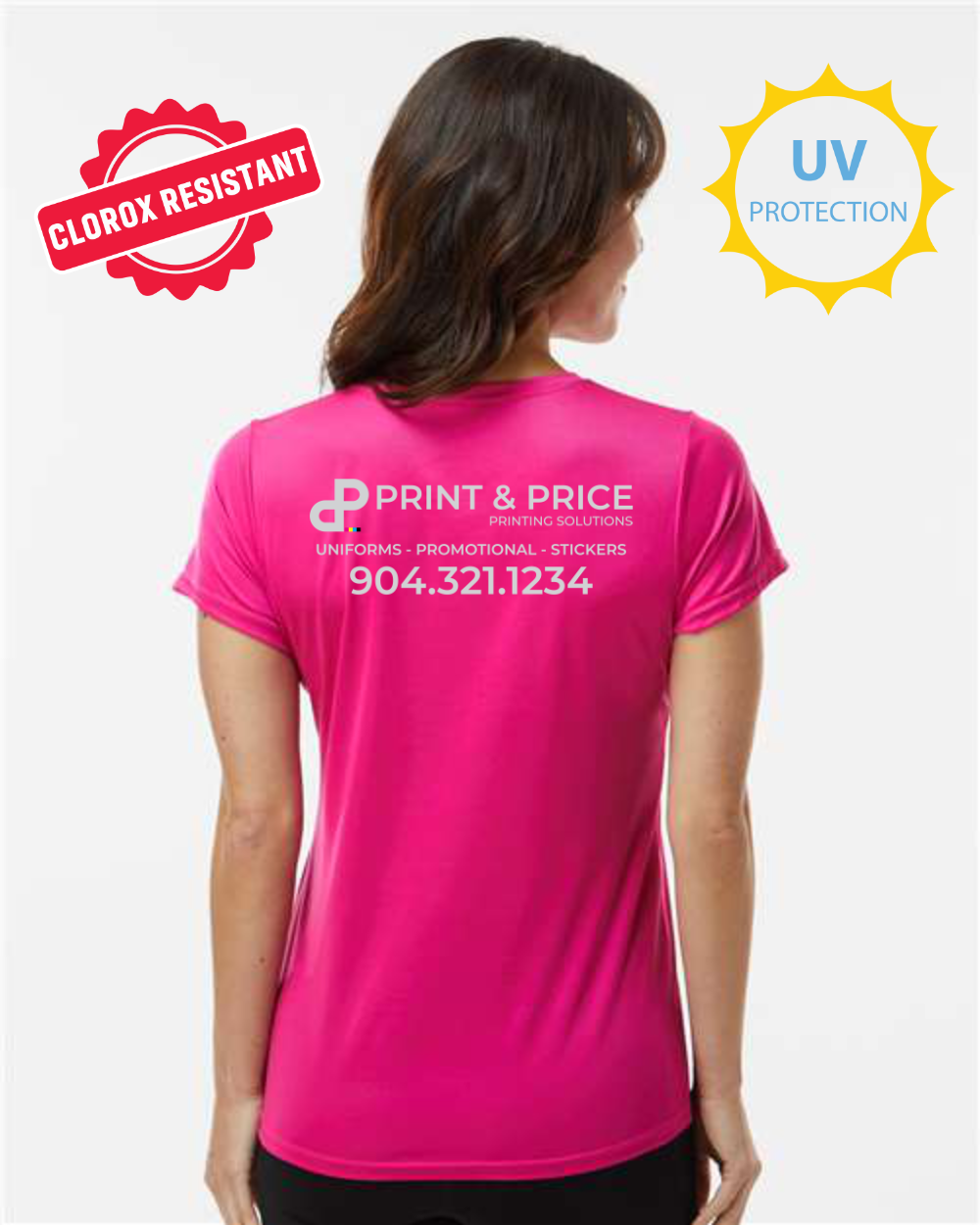 Women's Performance T-Shirt Pink