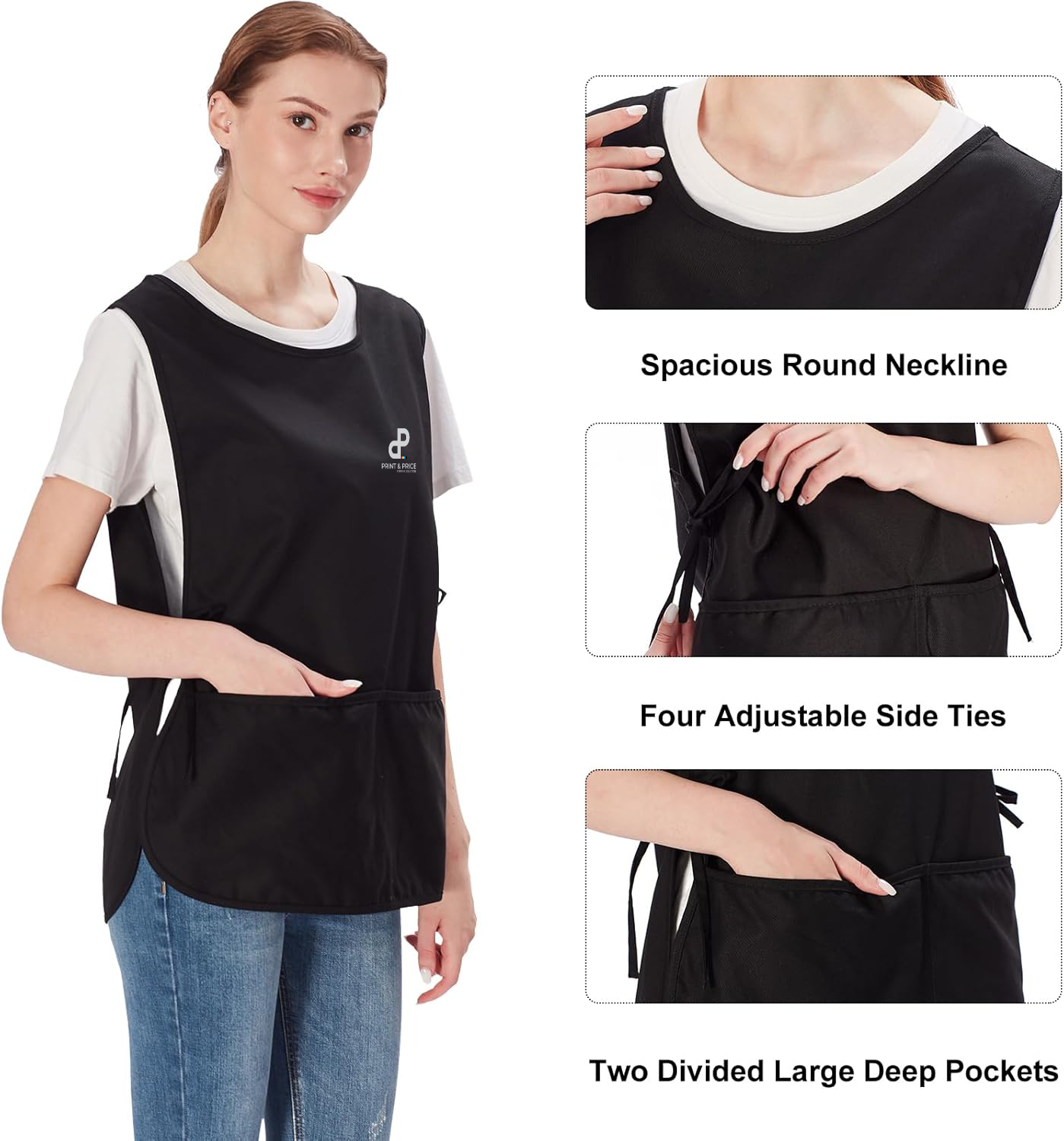 Cleaner Apron with 2 Pockets
