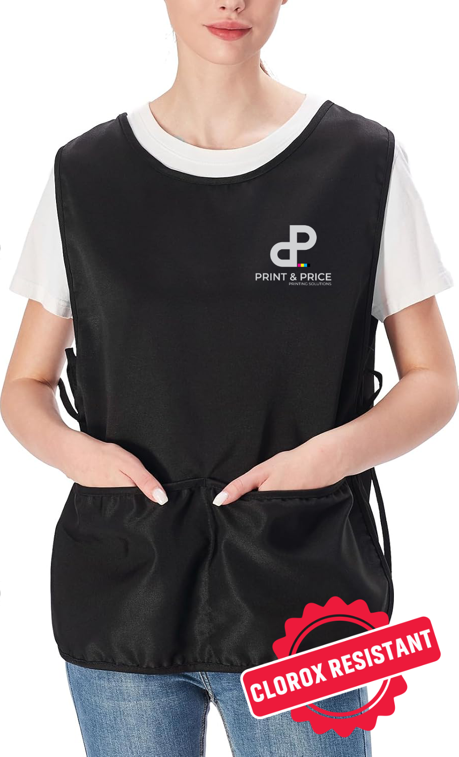 Cleaner Apron with 2 Pockets