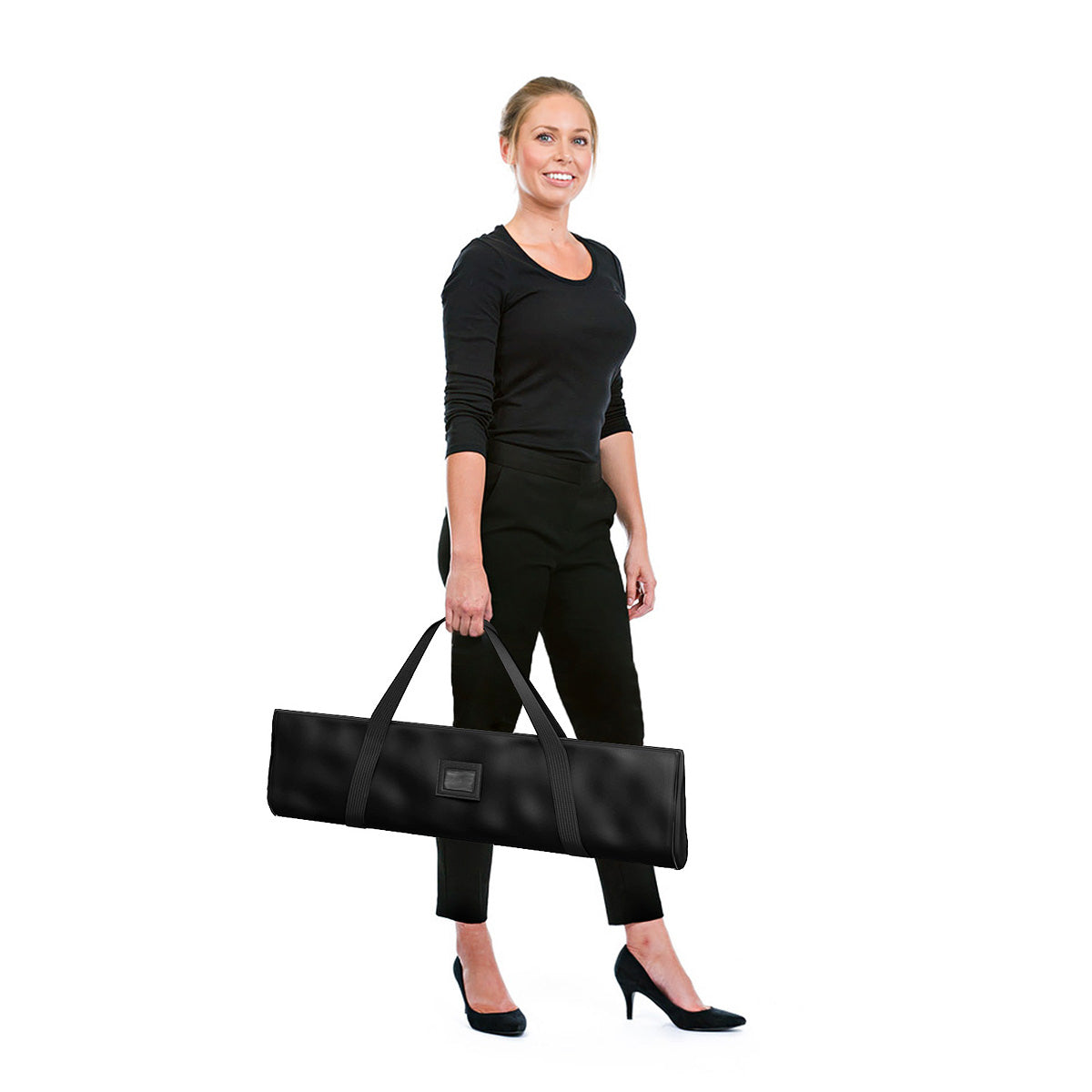 Retractable Banner 33.5"x78" with case and Single-Sided Banner Stand.