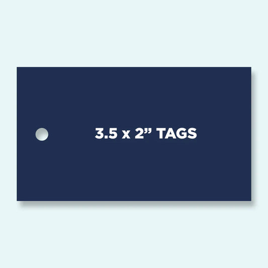 Standard Hang Tags - 2x3.5 in - Color Double Sided Gloss/Satin