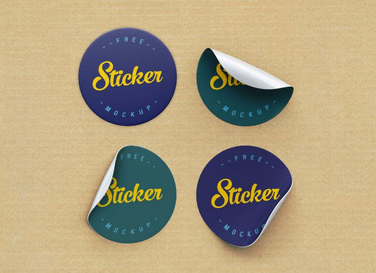 Custom Vinyl Round Sticker with Logo - 1.5 in x 1.5 in