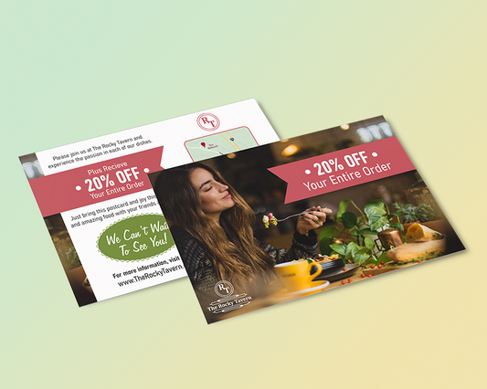 Custom Postcard 6x9 in - 14 pt - No Bundling Services