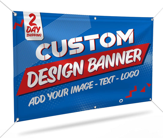 Vinyl Banner with Grummets Color single sided.