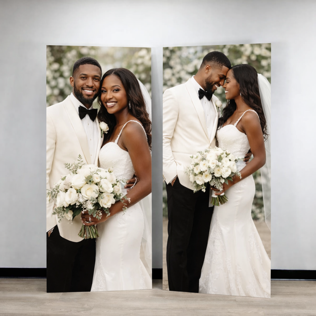 Custom Photo Backdrop – Coroplast (Wedding • Events • Birthdays)