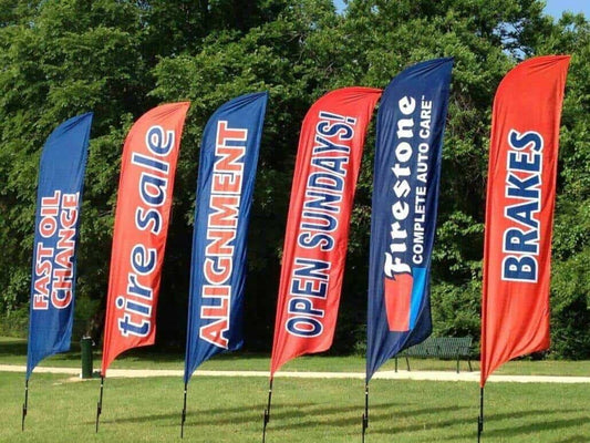 Single Sided Feather Flags