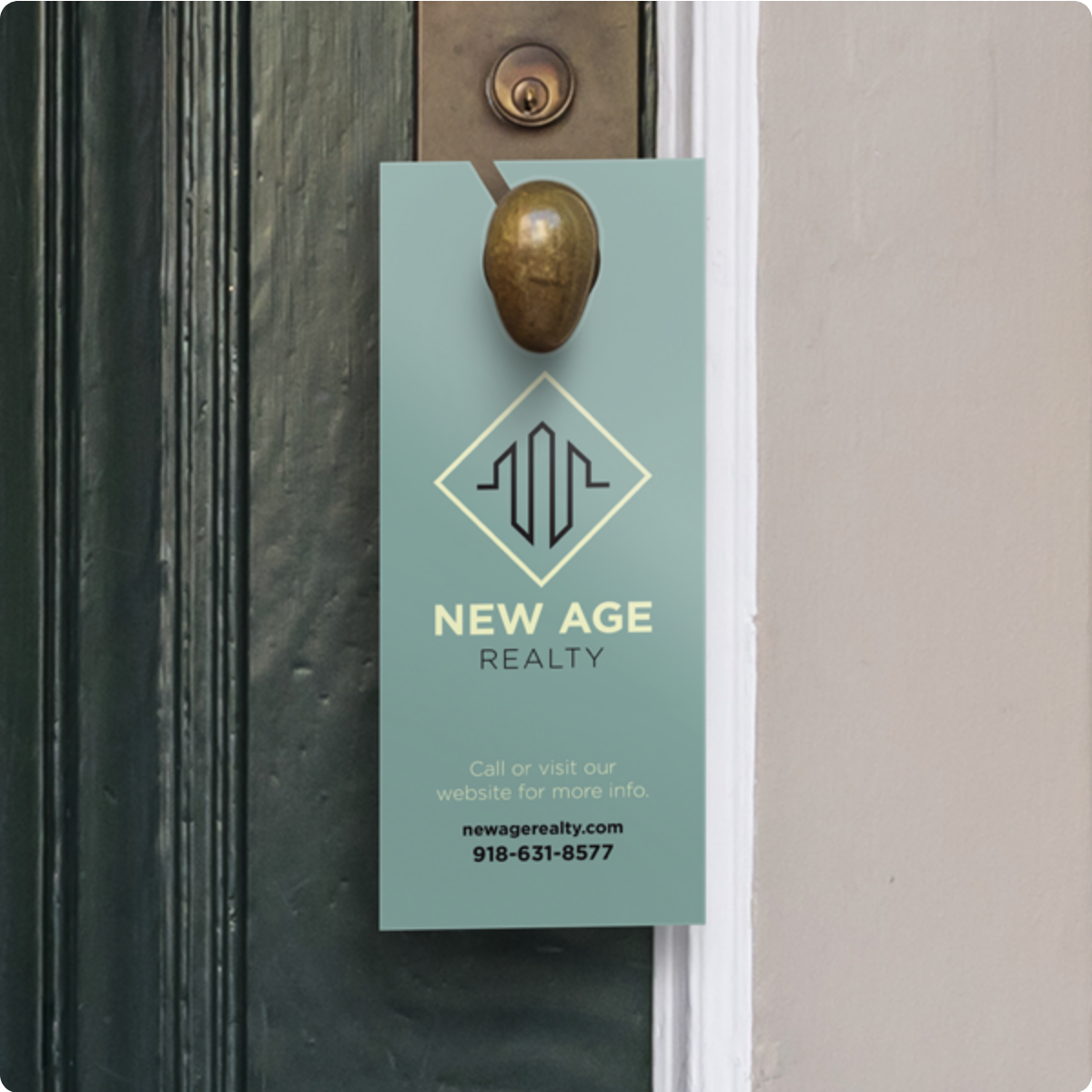 Door Hangers 3.5 x 8.5 in - Color Double Side Gloss 10pt