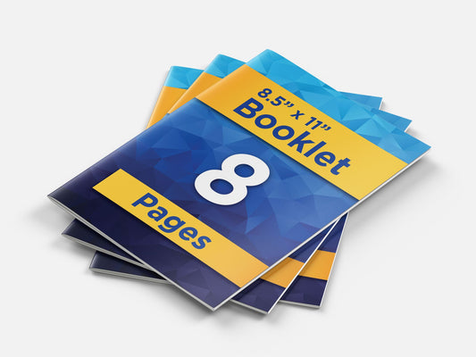 Booklets 8 pages - 5.5 x 8.5 in - Gloss 100lb Book