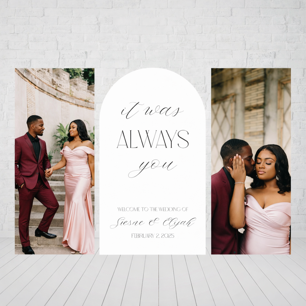 Custom Photo Backdrop – Coroplast (Wedding • Events • Birthdays)