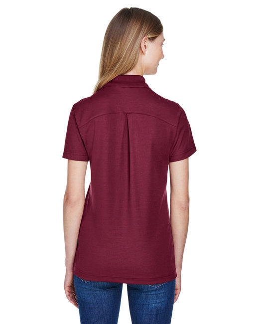 CrownLux Performance Ladies' Plaited Polo (Only Front Print)