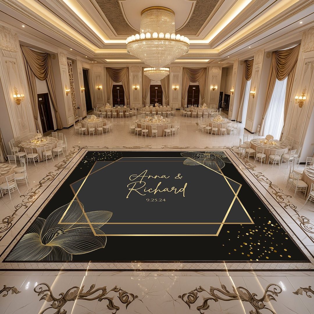 Custom Wedding Dance Floor Vinyl Decal