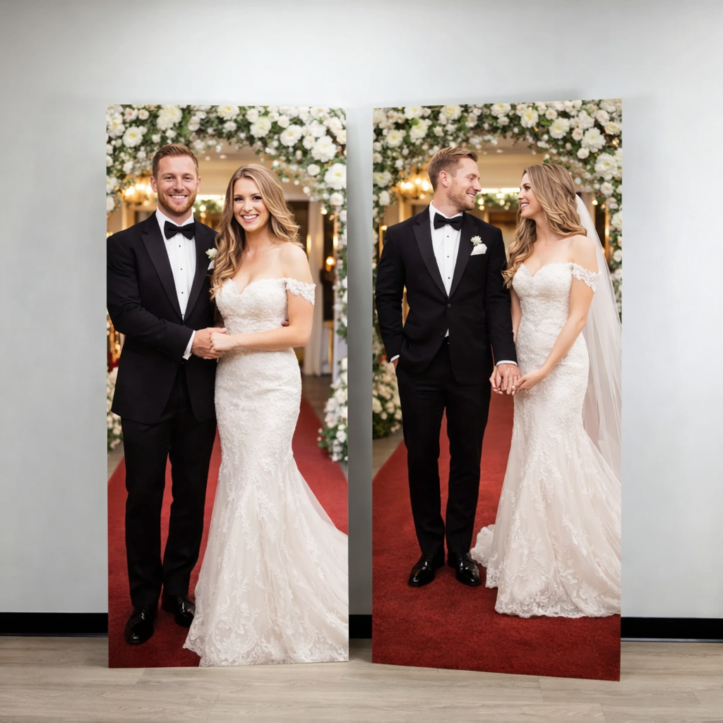 Custom Photo Backdrop – Coroplast (Wedding • Events • Birthdays)