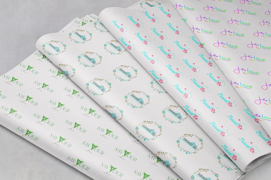 Custom Tissue Paper - With printed logos